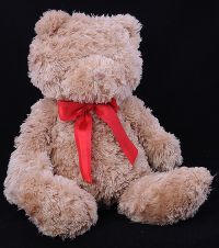 Carters Brown Bear with Red Bow Tie Plush Lovey